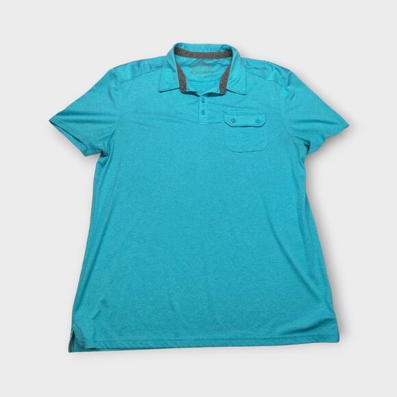 Men's BKE Sport Polo Athletic Fit Blue Size XL - Picture 2 of 5